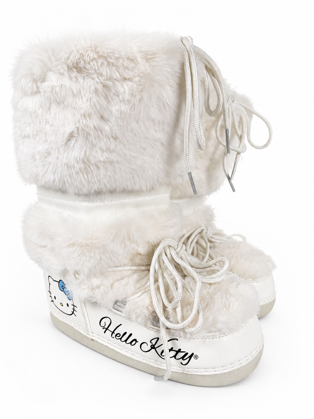 Hello Kitty x‎ Forever 21 Faux Fur Winter Boots | 2023 Sanrio Collab | Size 7